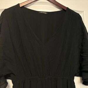 Brand New Massimo Dutti Made in Portugal Elegant Black Dress